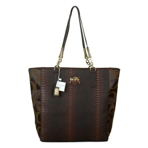 Coach Madison North South Bonded Small Coffee Totes EAW | Women